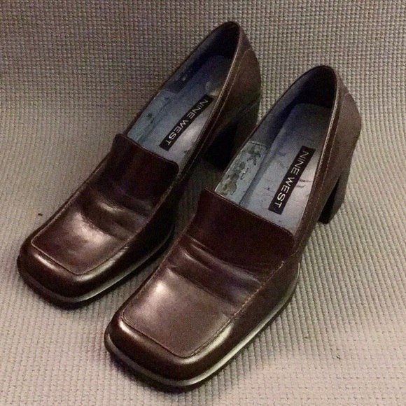 Nine West Brown Leather Loafers - Picture 7 of 8